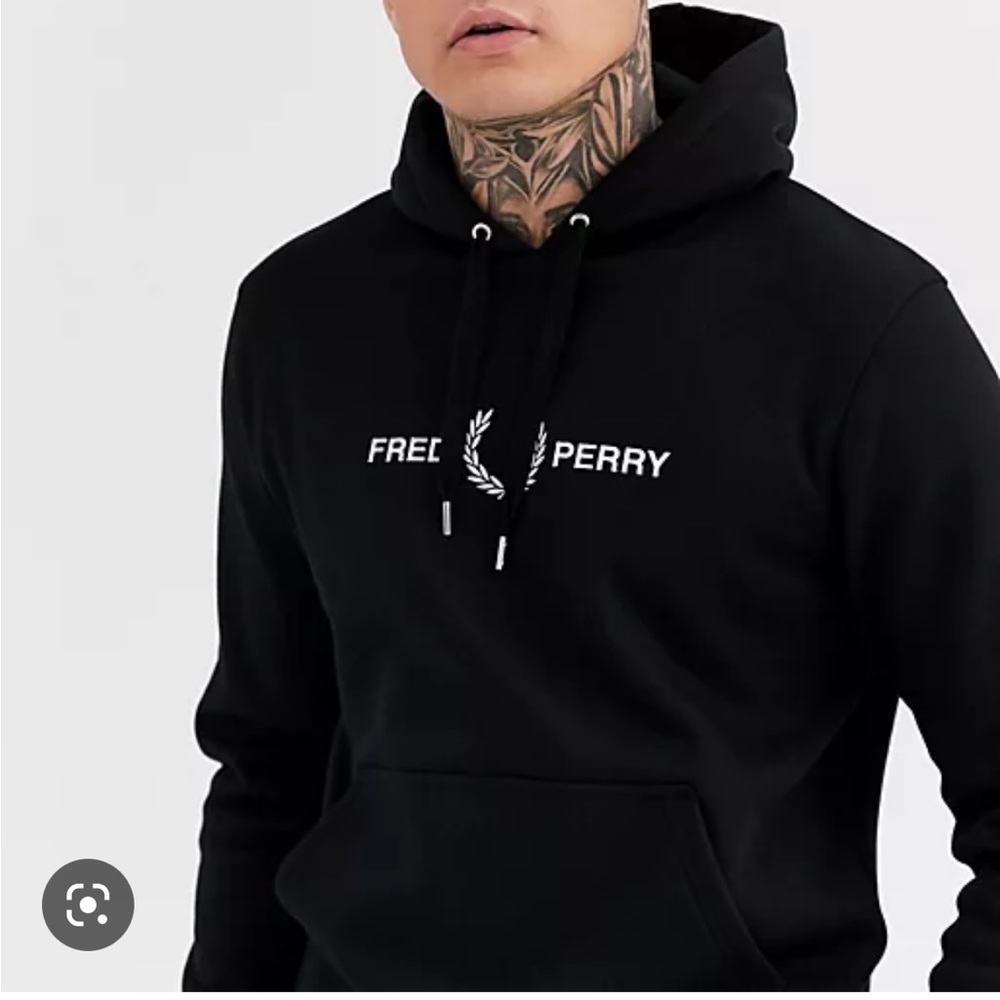 Black sweatshirt.